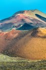 España, Islas Canarias, Isla Lanzarote, volcanes del Parque Nacional de Timanlaya - foto de stock