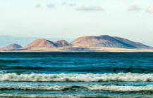 Spagna, Isole Canarie, Isola di Lanzarote, paesaggio marino — Foto stock