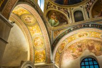 Italia, Veneto, Padova, Abbazia di Santa Giustina, soffitto dell'Oratorio di S. Prosdocimo — Foto stock