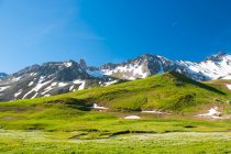 Francia, Savoia, alpeggi e ghiacciai al Col des Saisies — Foto stock