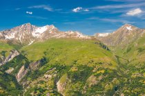 France, Savoie, vue panoramique depuis la station des arcs en été — Photo de stock