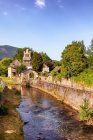 Audressein village in the department of Ariege, in the Pyrenees, Occitanie region, France — Stock Photo