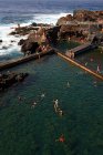 España, Islas Canarias, La Palma, Piscina de agua de mar - foto de stock