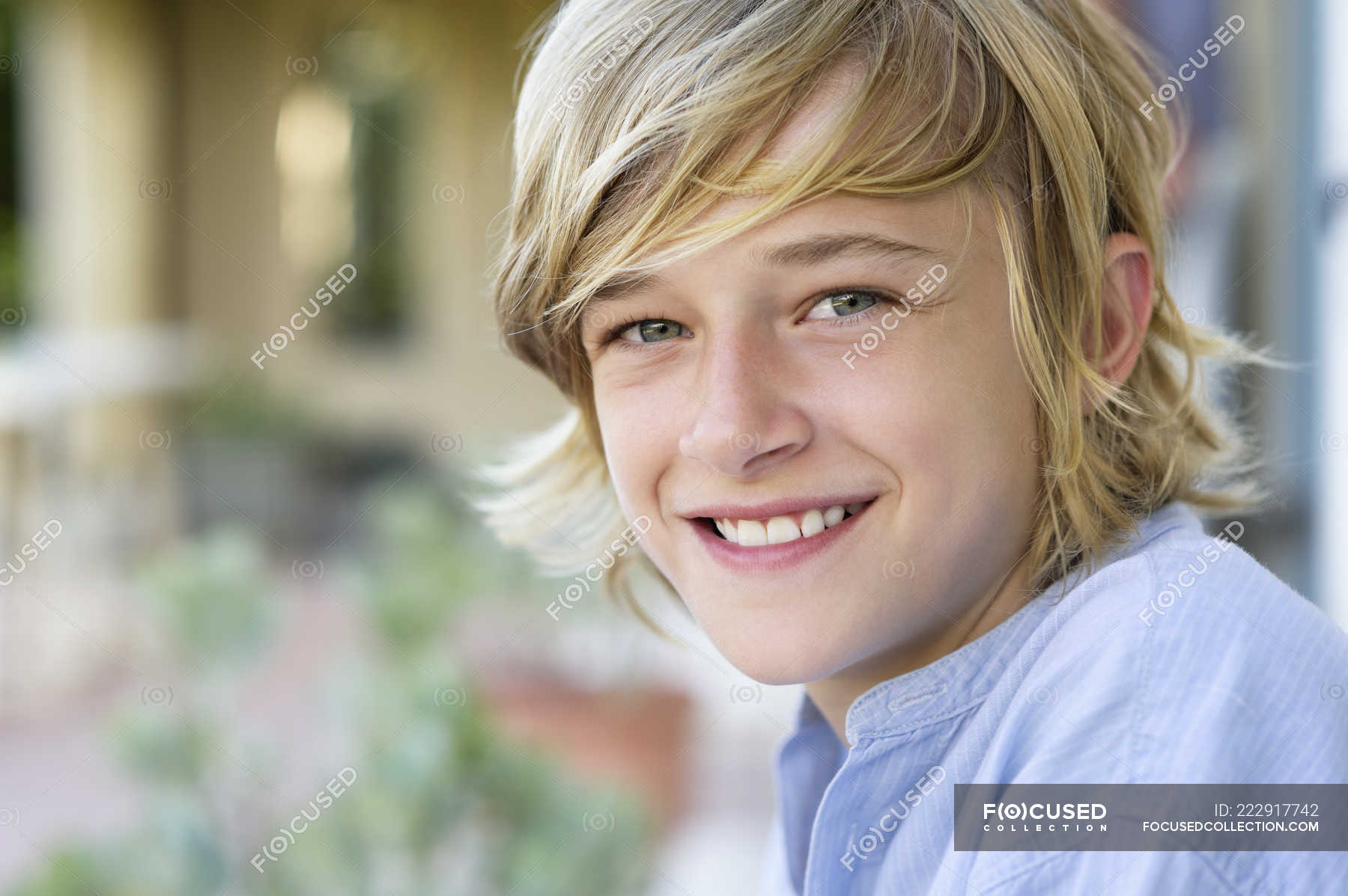 Blonde Boy with Blue Eyes - wide 1