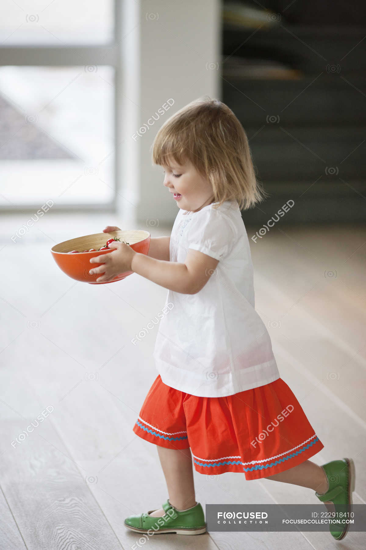 girl in a bowl
