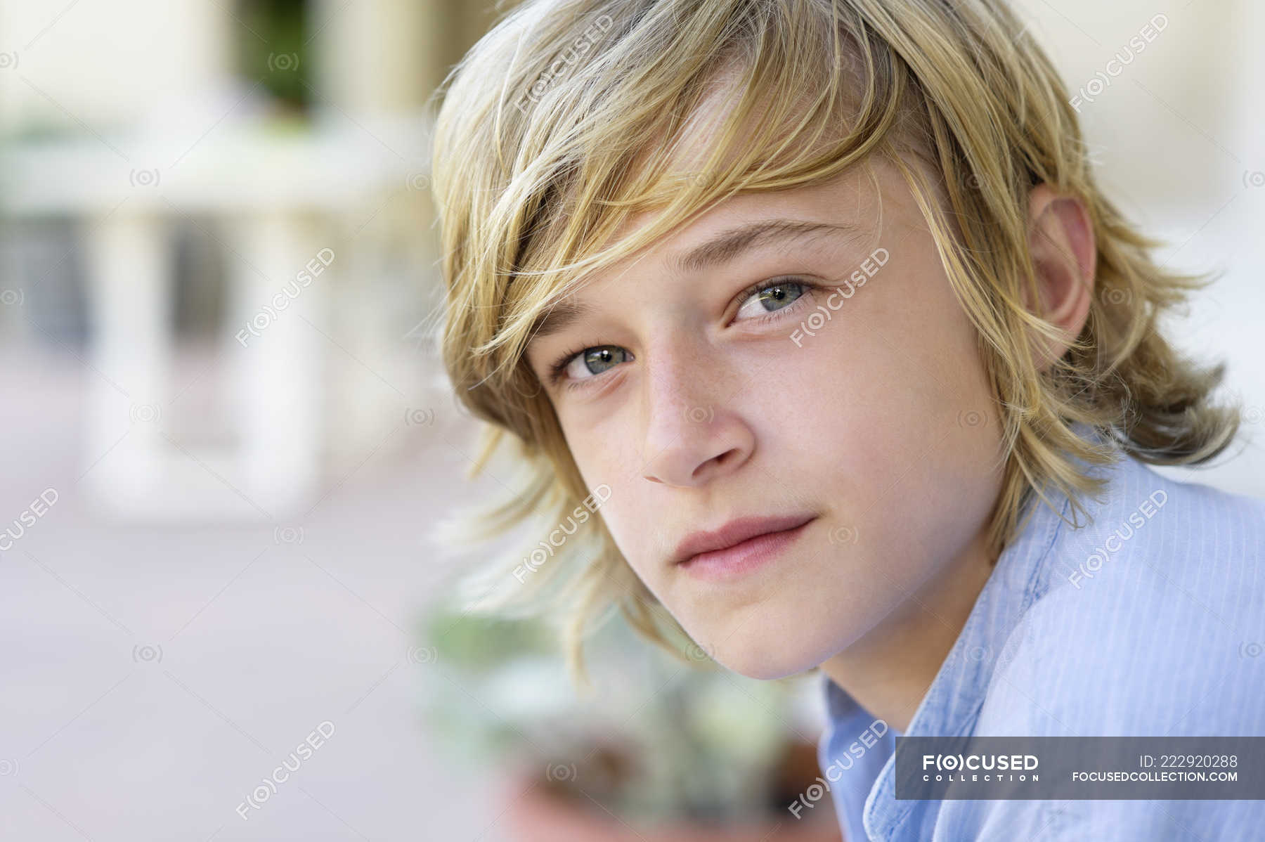 Blonde Boy with Blue Eyes - wide 5