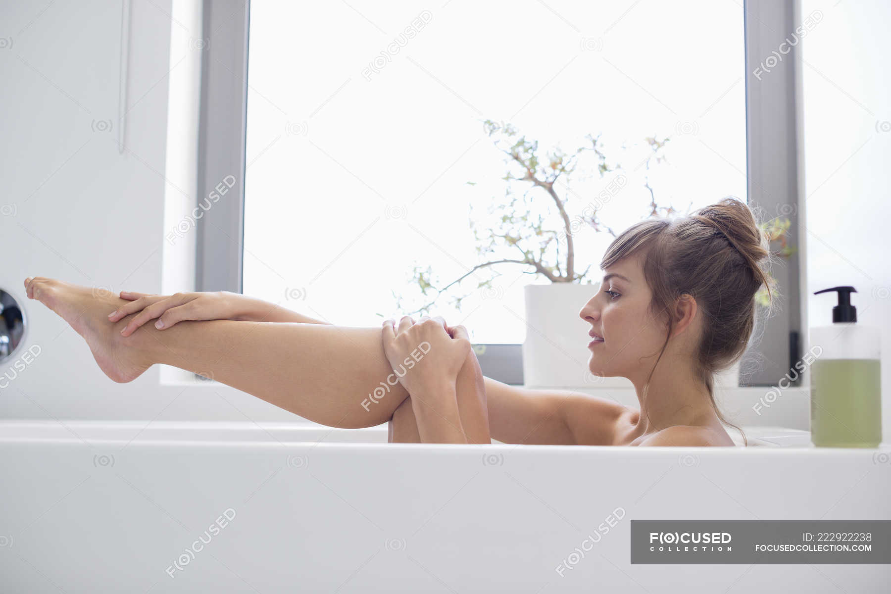 women in bathtubs