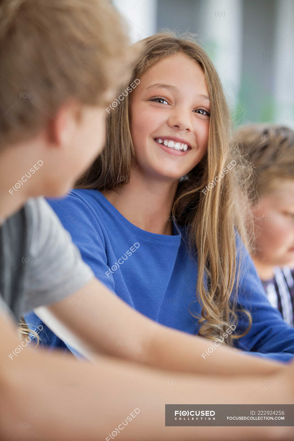 students-in-a-classroom-middle-school-teenage-girls-stock-photo