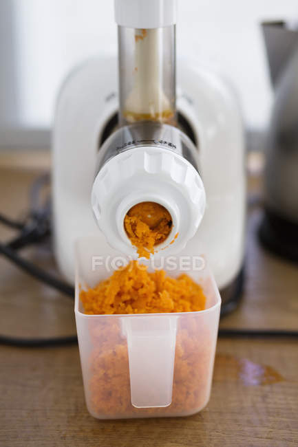 Grinder at kitchen counter, selective focus — Stock Photo