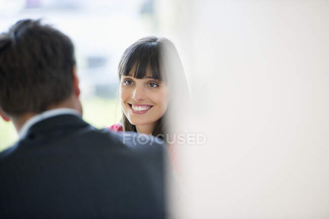 Business executives in meeting — Stock Photo