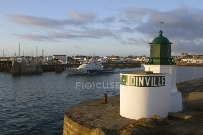Frankreich, Westfrankreich, Insel Yeu, Port-Joinville. — Stockfoto