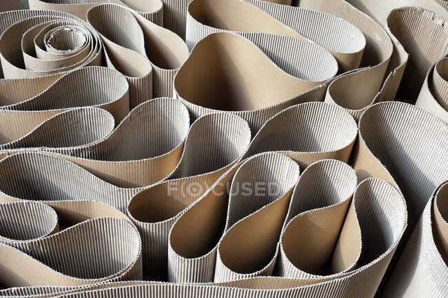 Vista de embalagem de papelão — Fotografia de Stock