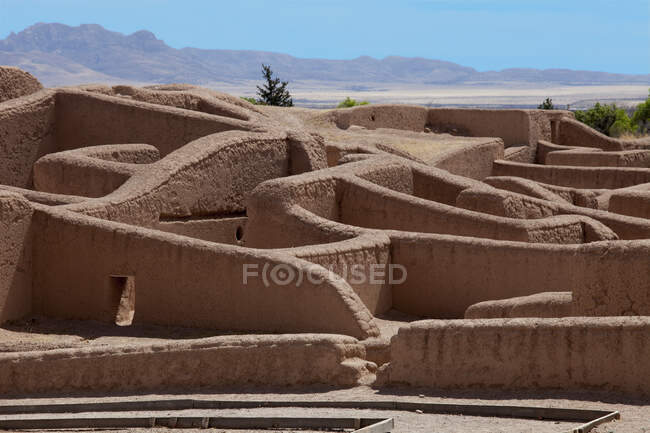 Mexico, Chihuahua State, Paquime or Casas Grande, Pre-Columbian archaeological zone, Unesco World Heritage site — Stock Photo