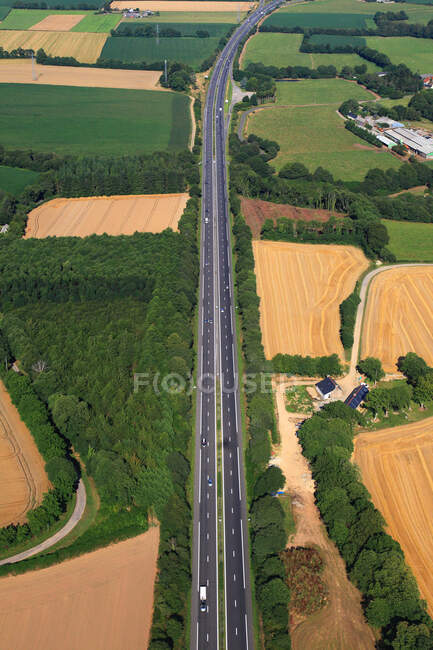França, Bretanha, Morbihan. Vista aérea — Fotografia de Stock