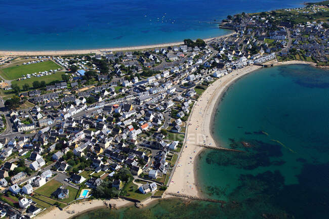 Frankreich, Bretagne, Morbihan. Lorient. Luftaufnahme. — Stockfoto