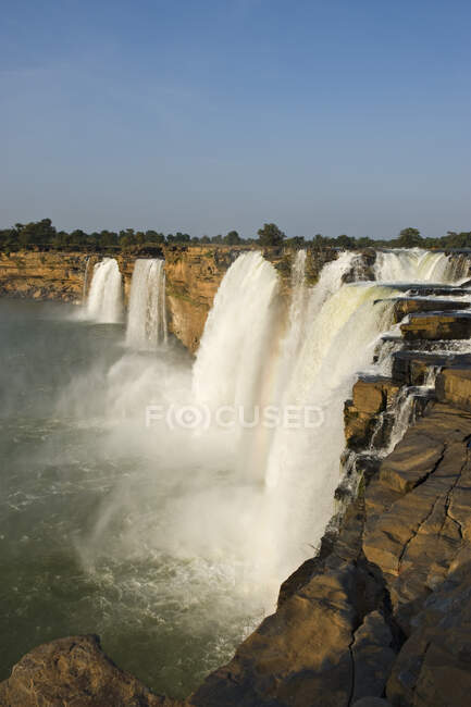 Indien, Chhattisgarh, Bastar, Chitrakoote Wasserfälle — Stockfoto