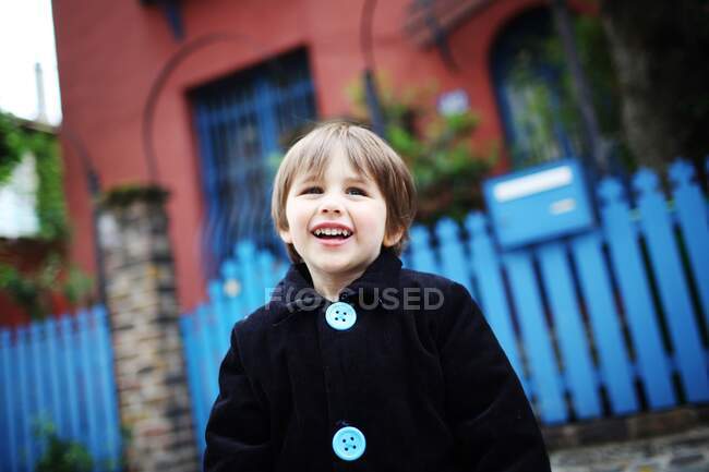Portrait d'un garçon de 4 ans — Photo de stock
