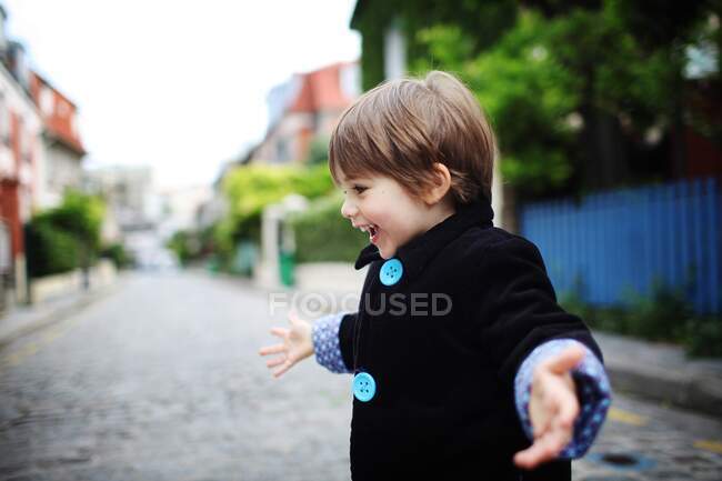 Ritratto di un bambino di 4 anni — Foto stock
