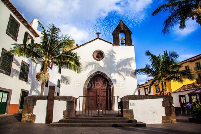 Isla de Madeira, iglesia de Santa Maria - foto de stock