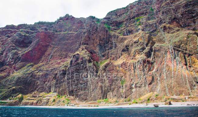 Isla de Madeira, Cabo Girao, Playa de Camara de Lobos - foto de stock