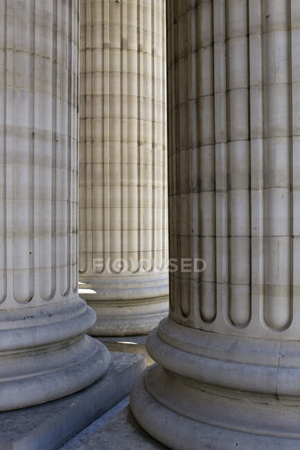 França, Paris, o Panteão, colunas. — Fotografia de Stock