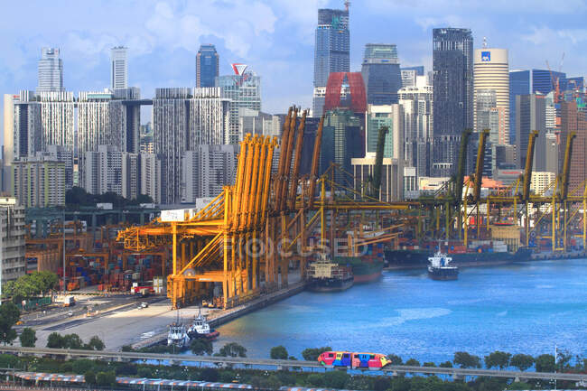 Singapur, Insel Sentosa. Hafen. — Stockfoto
