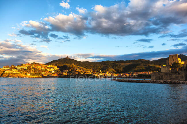 Collioure, östliche Pyrenäen, Katalonien, Cote-de-Vermeille, Languedoc-Roussillon, Frankreich — Stockfoto