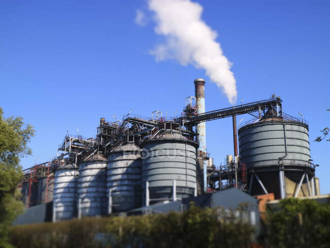 Refinería de Notre Dame de Gravenchon - foto de stock