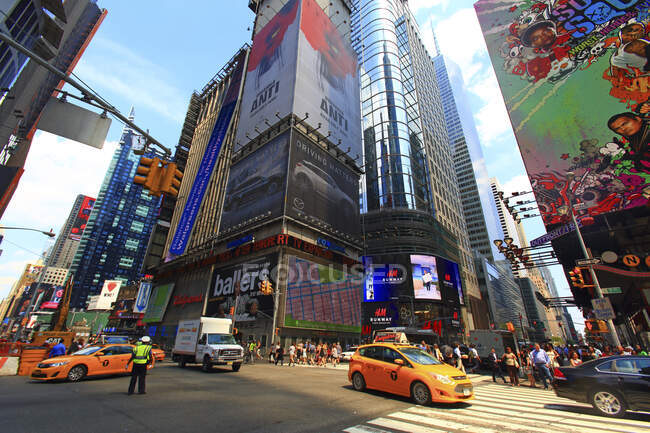 USA, New York, Straßenverkehr auf Manhattan — Stockfoto