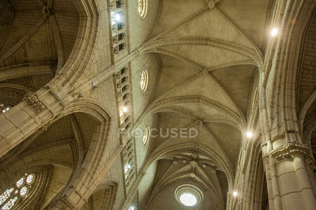Spain, Basque Autonomous Community, Province of Alava, Vitoria-Gasteiz, Cathedral of Santa Maria — стокове фото