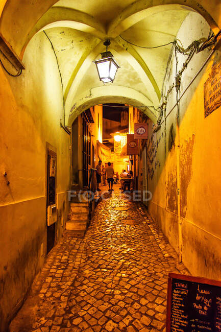 Rua do Arco do Teixeira, Sintra, Área de Lisboa, Portugal - foto de stock