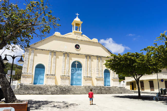 Chiesa di Saint-Anne Capesterre, Marie-Galante, Guadalupa, Francia — Foto stock