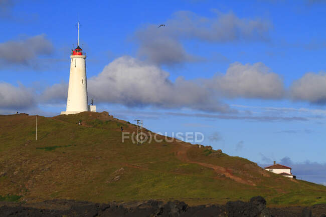 Islândia, Sudurnes, Reykjanesviti farol. — Fotografia de Stock