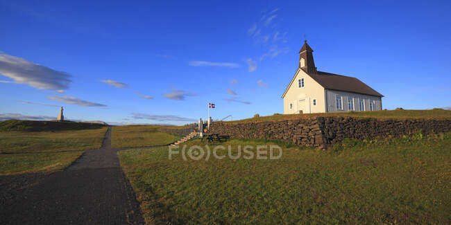 Islande, Sudurland. Strandarkirkja, Selvogur. — Stock Photo