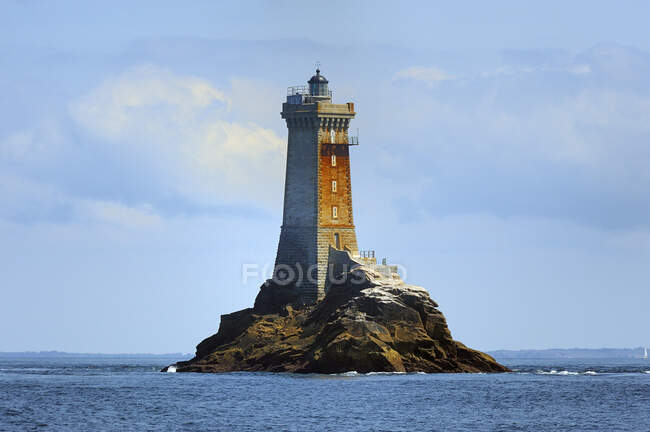 France, North-Western France, Brittany, lighthouse Phare de la Vieille, Raz de Sein — Stock Photo