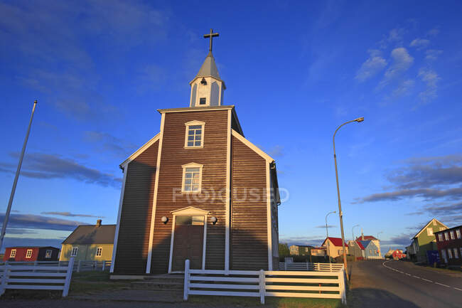 Ilha, Sudurland. Eyrarbakki. Igreja — Fotografia de Stock