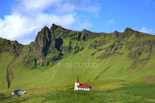 Islanda, Sudurlnd, Vik Church. — Foto stock