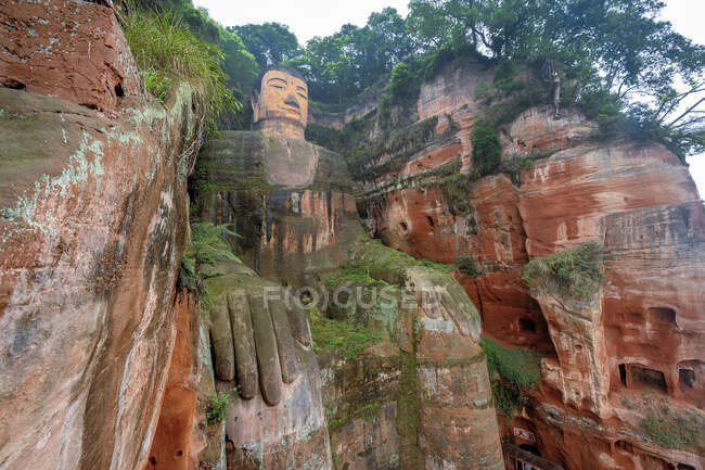 Chine, Sichuan, Leshan Bouddha Géant — Photo de stock