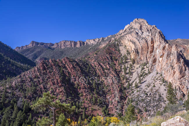 USA,  Utah, Sheep Creek Canyon  Geological Loop - foto de stock