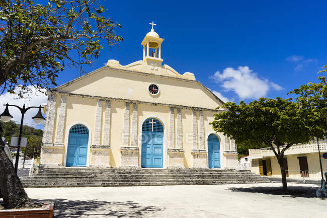 Церковь Святой Анны Капестерре, Мари-Галант, Гваделупа, Франция — стоковое фото