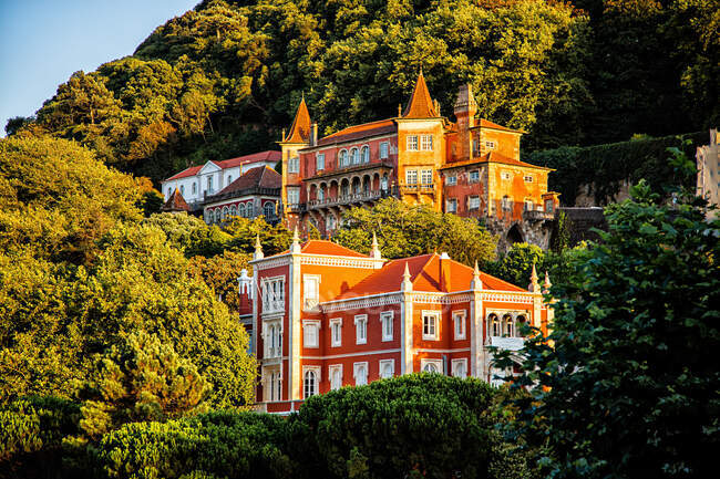 Museum-Palace Palacio Valencas, Sintra, Lisbon area, Portugal — стокове фото
