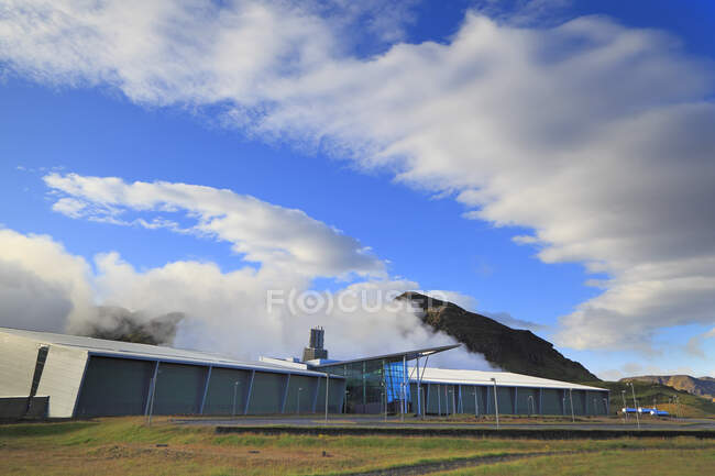 Islande, Sudurnes, Hellisheidi central. — Foto stock