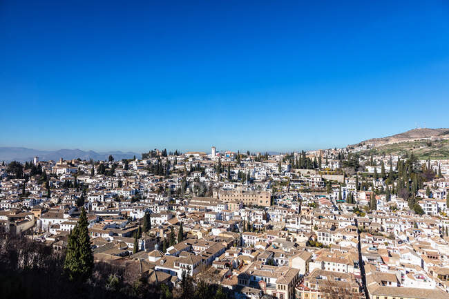 Stadt Granada, Andalusien, Spanien — Stockfoto