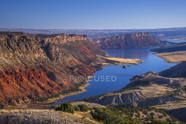 EUA, Utah, Flaming Gorge National Recreation Area, Sheep Creek Overlook — Fotografia de Stock
