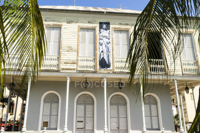Antigo Conselho de Comércio, Saint-Pierre, Martinica, França — Fotografia de Stock