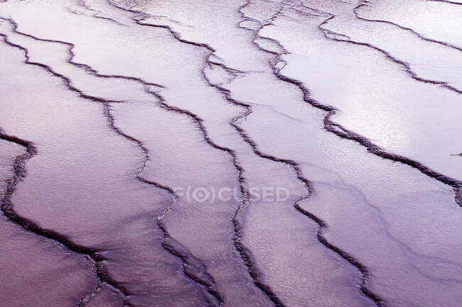 EUA. Wyoming. Parque Yellowstone. Bacia de Midway Geyser. Grande Primavera Prismática. — Fotografia de Stock