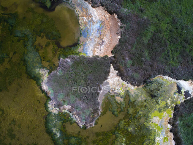 France, Aude, Gruissan top view — Stock Photo