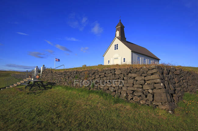 Islande, Sudurland. Strandarkirkja, Selvogur. - foto de stock