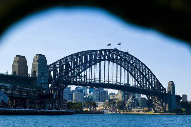 Oceanía, Australia, Sydney, el puente del puerto - foto de stock