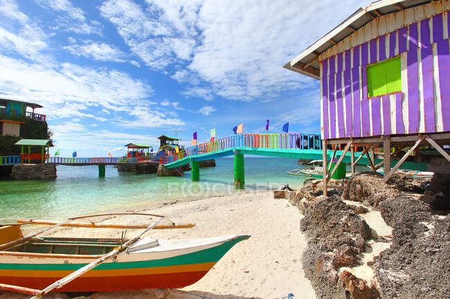 Philippinas, isola di Cebu. Gibitngil isola funtastica in medellin cebu — Foto stock
